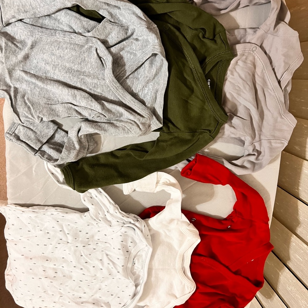 Bundle deal:baby Side Snap-Tee. Snuggly,soft with light wear. In good condition.